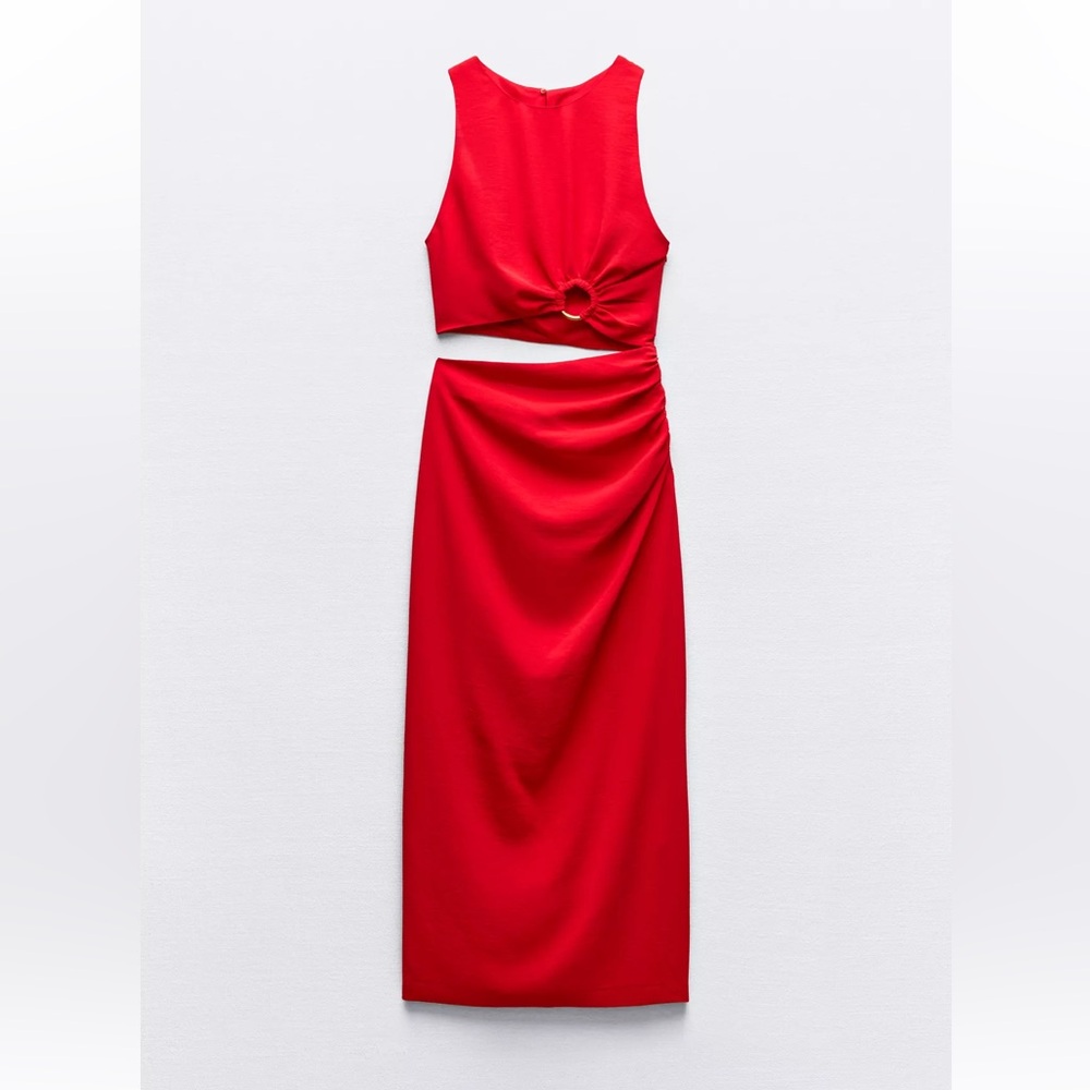 Zara Vibrant Red Dress